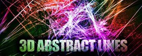 Brush photoshop 3D Abstract Lines