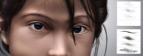 Brush photoshop Skin and Hair Brushes