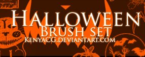 Brush photoshop Halloween Brush set