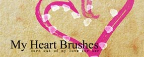 Brush photoshop My Heart Brushes