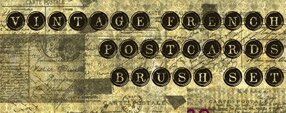 Brush photoshop Carte postale brushes