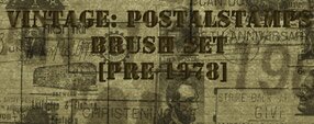 Brush photoshop Postage stamps brushes