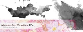Brush photoshop Watercolor Brushes 01